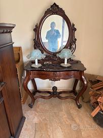 Mobile in legno con specchio