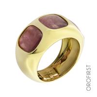 Anello oro giallo e tormaline 7,50ct