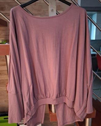 Camicetta particolare color malva