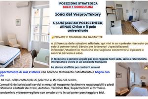 Camera matrimoniale uso singola - balcone e clima