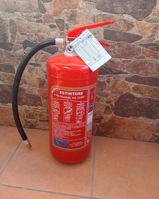 Estintore a polvere 6 kg affitti brevi