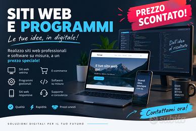 Realizzazione siti web e programmi