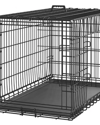 Gabbia in metallo per cani pieghevole