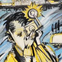 REMO BRINDISI: Rarissimo Olio su Tela di cm. 60x50