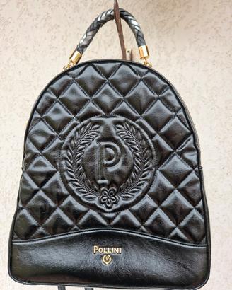 Zainetto in pelle nero