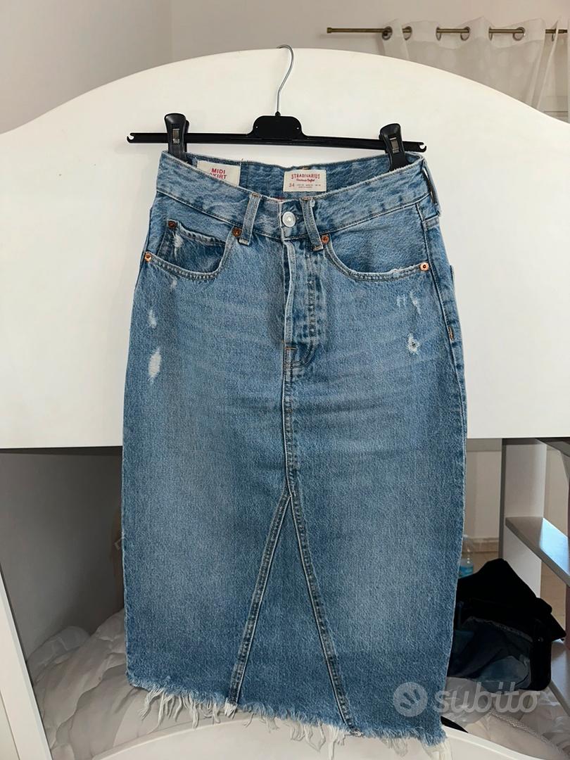 Gonna jeans stradivarius Abbigliamento e Accessori In vendita a Bologna