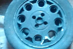 4 cerchi in lega da 14  per alfa romeo d'epoca 