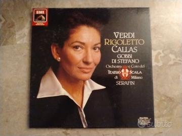 33 giri Rigoletto di Verdi alla Scala , M. Callas