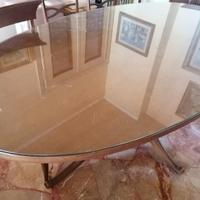 tavolo ovale anni 50 stile nordico