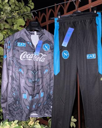 SSC Napoli Tuta d’Allenamento Nera 25/26