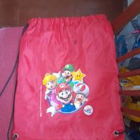 Sacca rossa di Super Mario con oltre 50 sorprese
