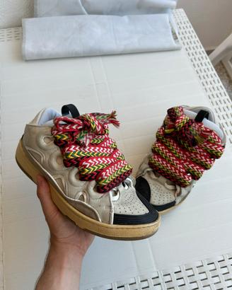 Lanvin Curb bianche 39 drip y2k designer luxury