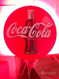 Insegna luminosa coca cola vintage