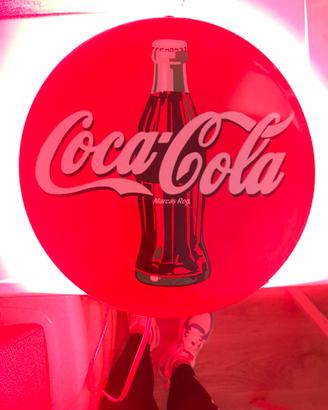 Insegna luminosa coca cola vintage
