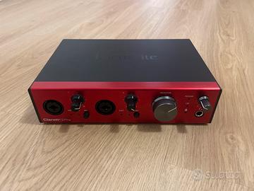Scheda audio focusrite clarett+ 2Pre
