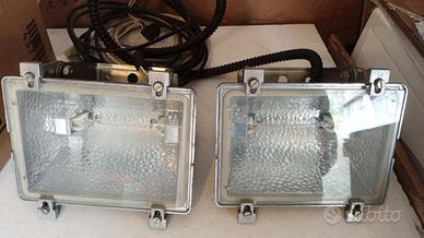 FARETTI N.5 IN ALLUMINO ALOGENI 100W IP 55