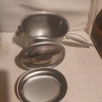 gavetta in acciaio inox vintage