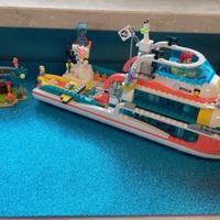 Lego Friends yacht di salvataggio con isola