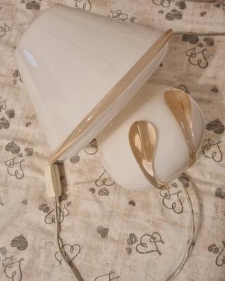 set 3 lampade murano da camera da letto 