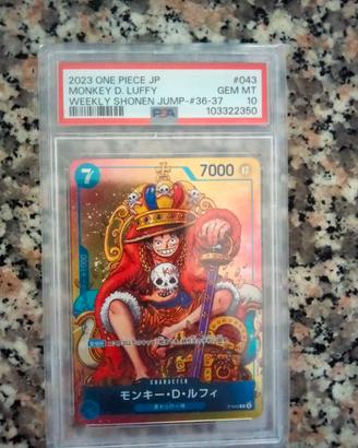 One Piece Luffy P-043 PSA 10 – Weekly Shonen Jump