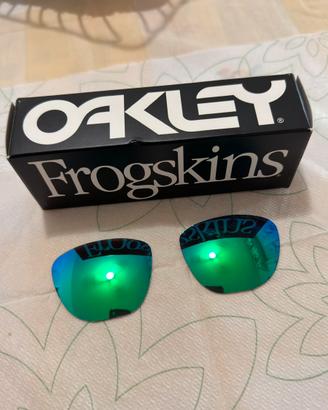 Lenti verdi a specchio Oakley Frogskins