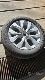 cerchio lega 17" renault + pneumatico Winter