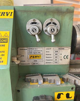 TORNIO FERVI 0708 FUNZIONANTE – 230V MONOFASE