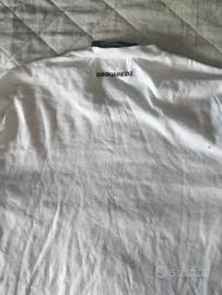 T-Shirt Dsquared2 Donna/Unisex Bianca - Stampa Pro