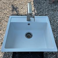 Lavandino cucina hallviken ikea con miscelatore