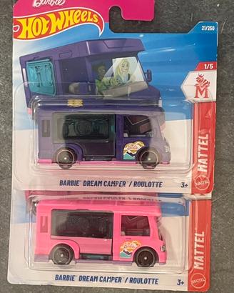 Set 2 Barbie Dream Camper Hot wheels