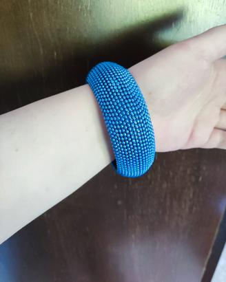 Bracciale largo blu