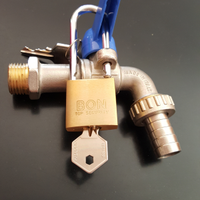 Rubinetto portagomma con lucchetto