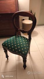 Sedia stile Vittoriano