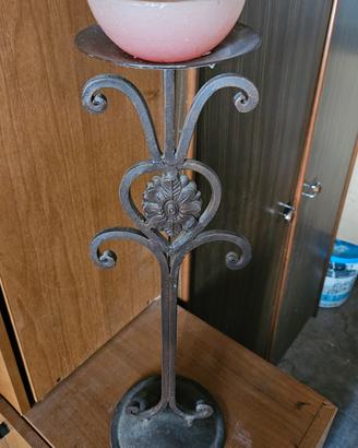 Candelabro porta candele in ghisa