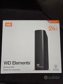 Hard disk esterno WD 24tb NUOVO SIGILLATO