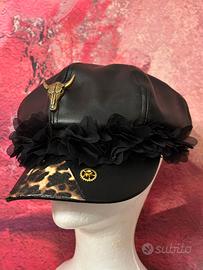 cappello Punk handmade leopardato
