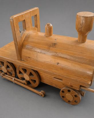 trenino giocattolo in legno