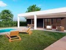 Villa con piscina isole Eolie