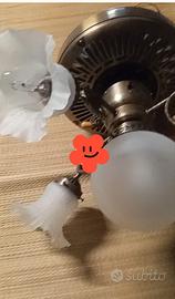 ventilatore a soffitto Perenz con 5 luci e 4 pale