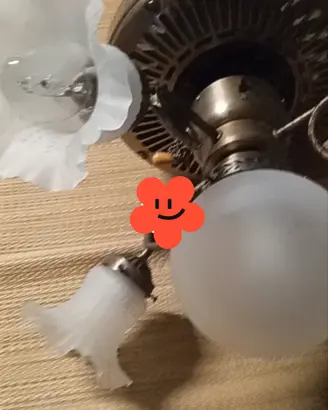ventilatore a soffitto Perenz con 5 luci e 4 pale