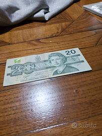 20 Dollari Canada 1991 - Regina Elisabetta II - Se