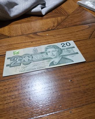 20 Dollari Canada 1991 - Regina Elisabetta II - Se