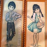 Vintage 1960s BIG EYED CHILDREN by Idylle