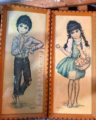 Vintage 1960s BIG EYED CHILDREN by Idylle