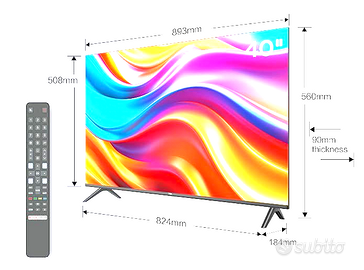 TV TCL 40" Smart TV FHD con Android TV