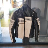 Giacca Moto Pelle Giudici con protezioni