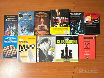 Lotto 11 Libri Scacchi - Manuali e Romanzi