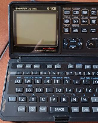 Agendina eettronica vintage Sharp ZQ-5300M 64kb