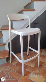 Sgabelli bianco pietra 