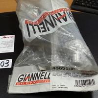 Silenziatore in carbonio moto 50cc